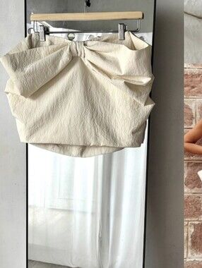 ZARA VOLUMINOUS MINI SKIRT BLOGGERS FAV NWT White size M